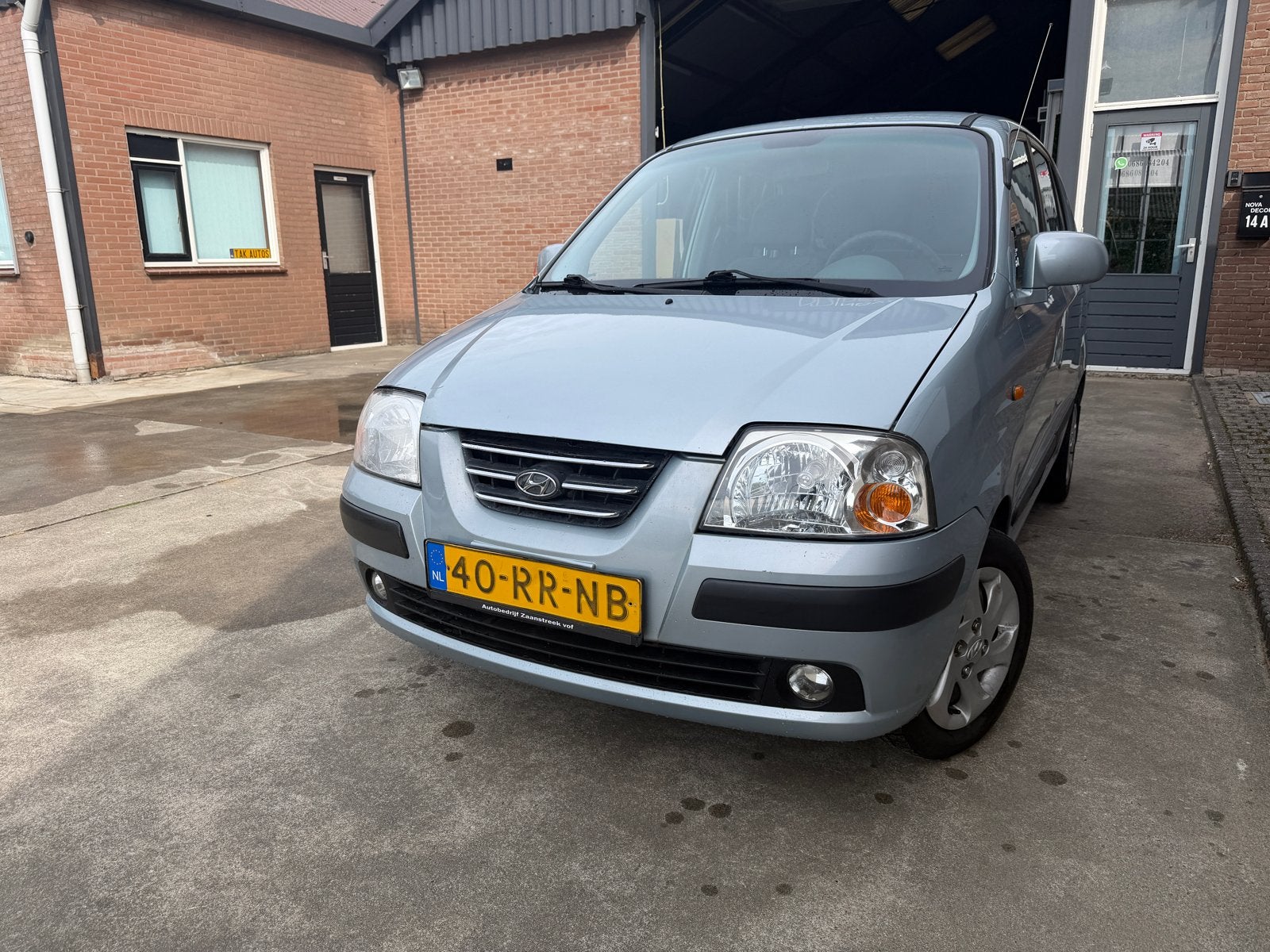 Hyundai Atos 1.1 AUT 2005 Grijs, Auto's, Hyundai, 15 km/l, 4 cilinders, Origineel Nederlands, 400 kg