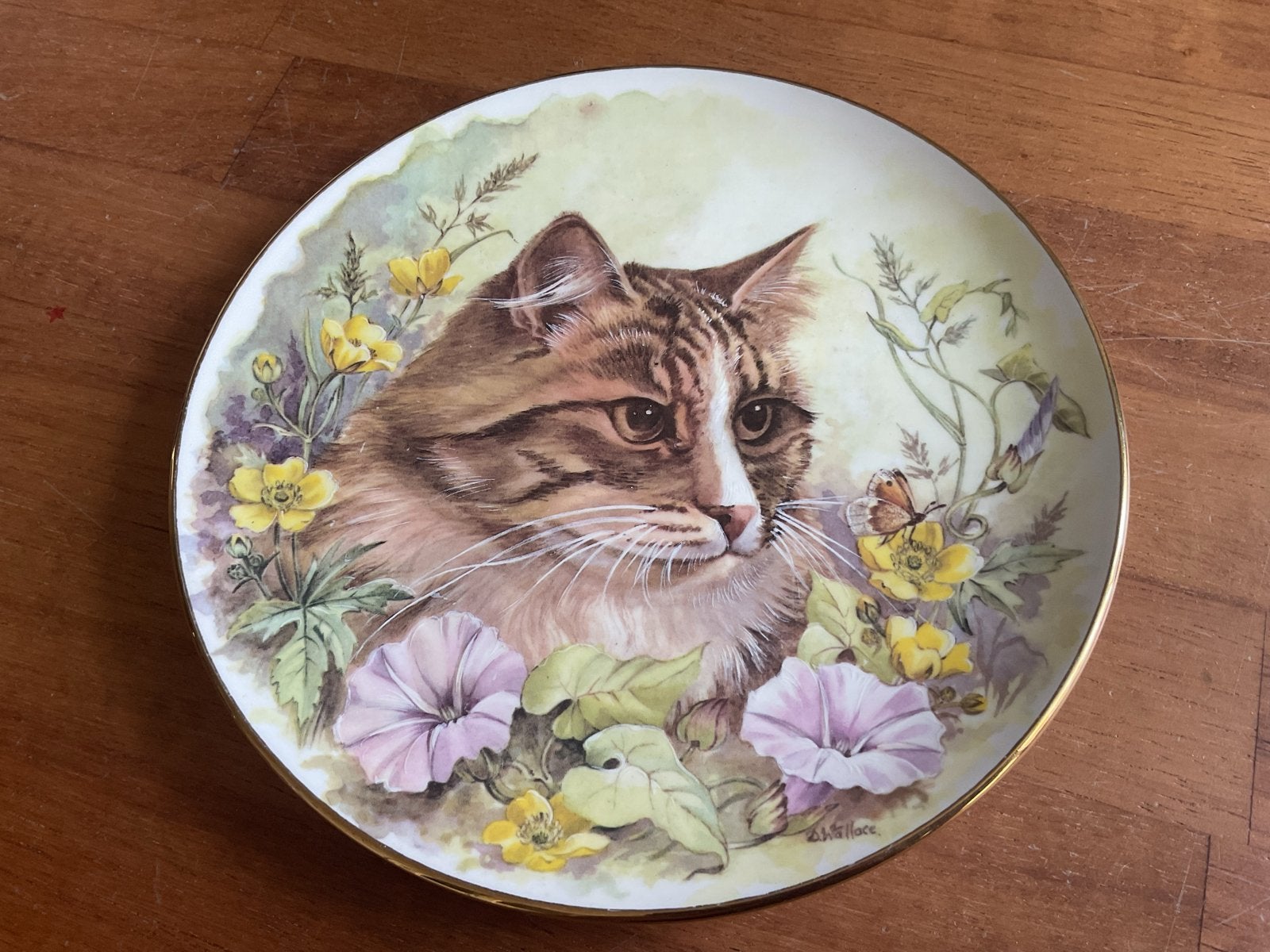 Hudson Middleton Katten Sierbord - Fine Bone China, Antiek en Kunst, Ophalen of Verzenden