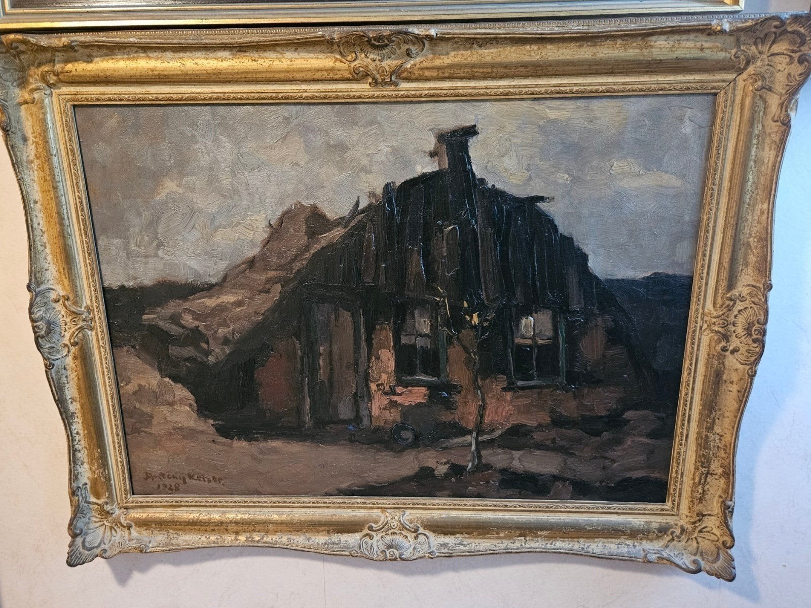 Schilderij Anthony Keizer - Meppeler School, Ophalen, Nederlandse school, Doek, Landschap