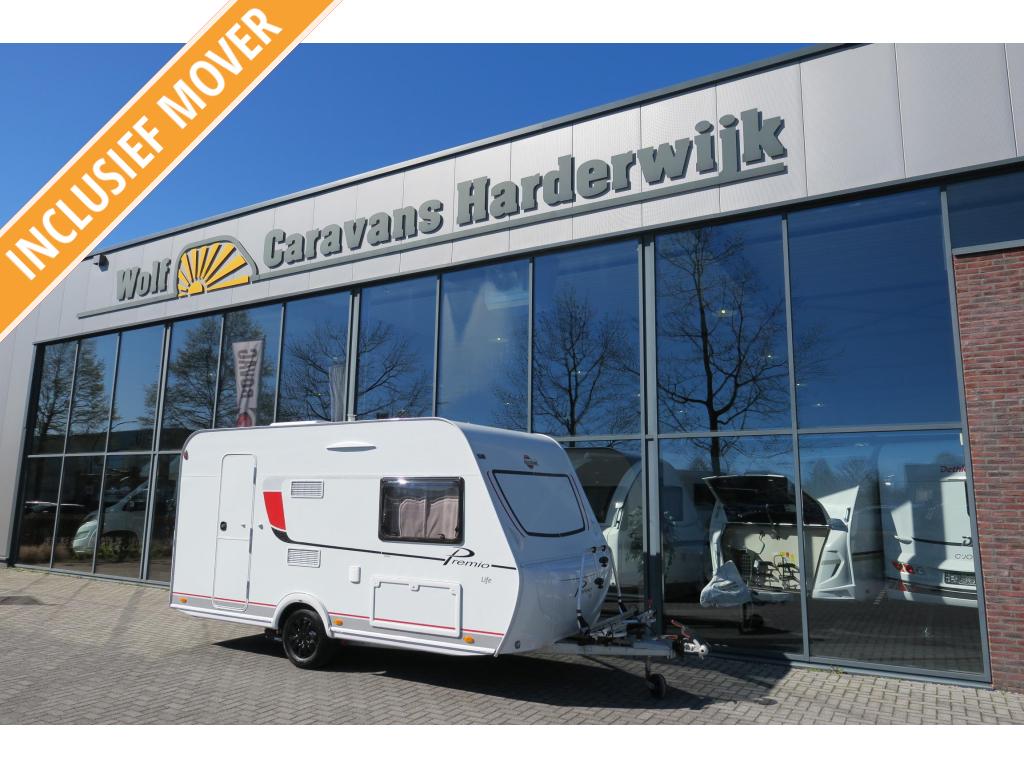 Bürstner Premio Life 420 TS MOVER+VOORTENT+FIETSENDR., Schokbreker, Bedrijf, Treinzit, Bürstner