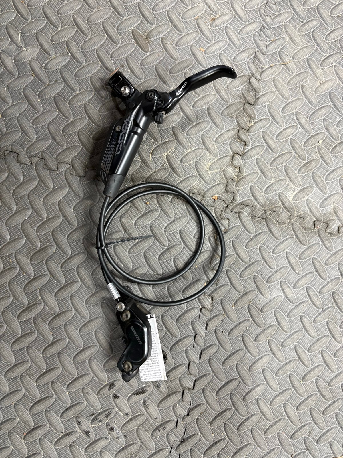 SRAM Code R Hydraulische Schijfremmen (Set), Fietsen en Brommers, Ophalen, Remmen, Gebruikt, Aluminium