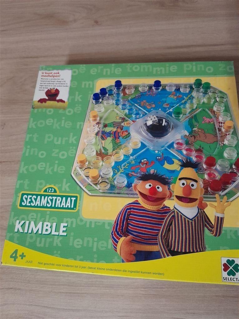 Sesamstraat kimble - mens erger je niet - s1486, Verzenden, Zo goed als nieuw