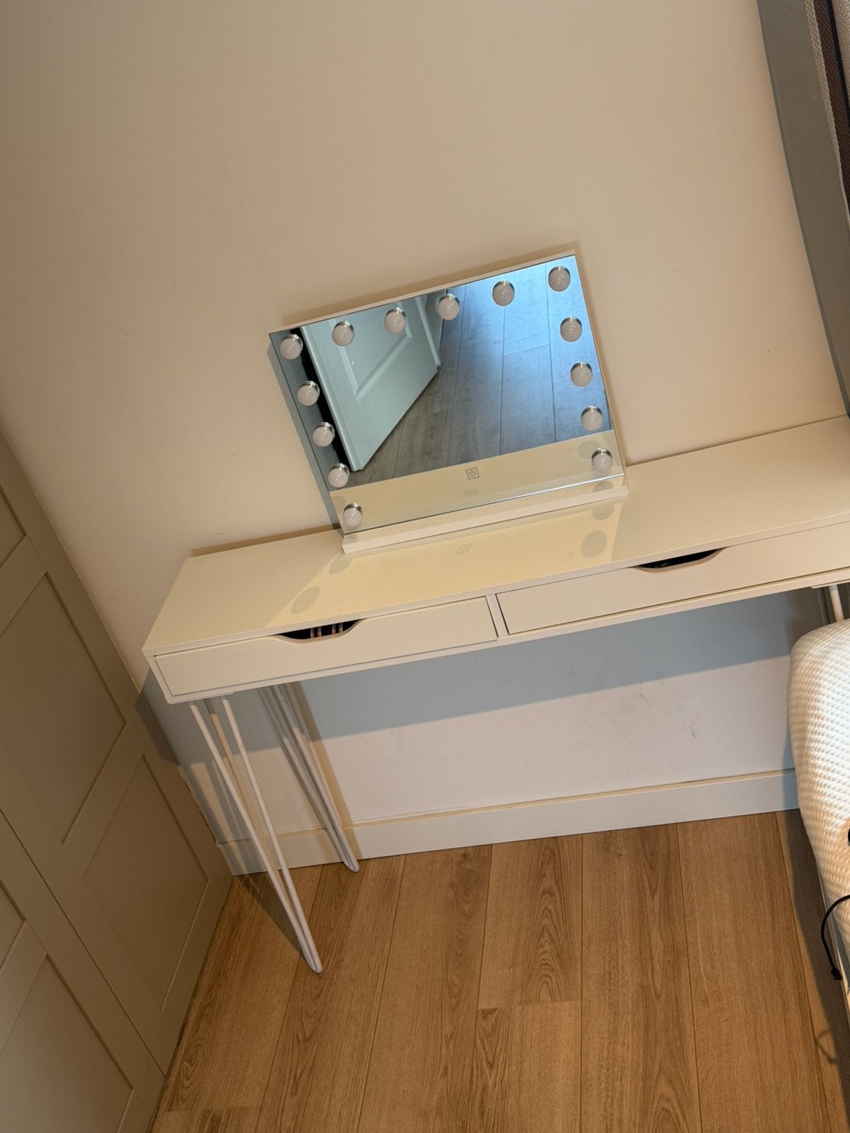 Makeup tafeltje met spiegel, Ophalen, Zo goed als nieuw, 50 tot 100 cm, Minder dan 100 cm