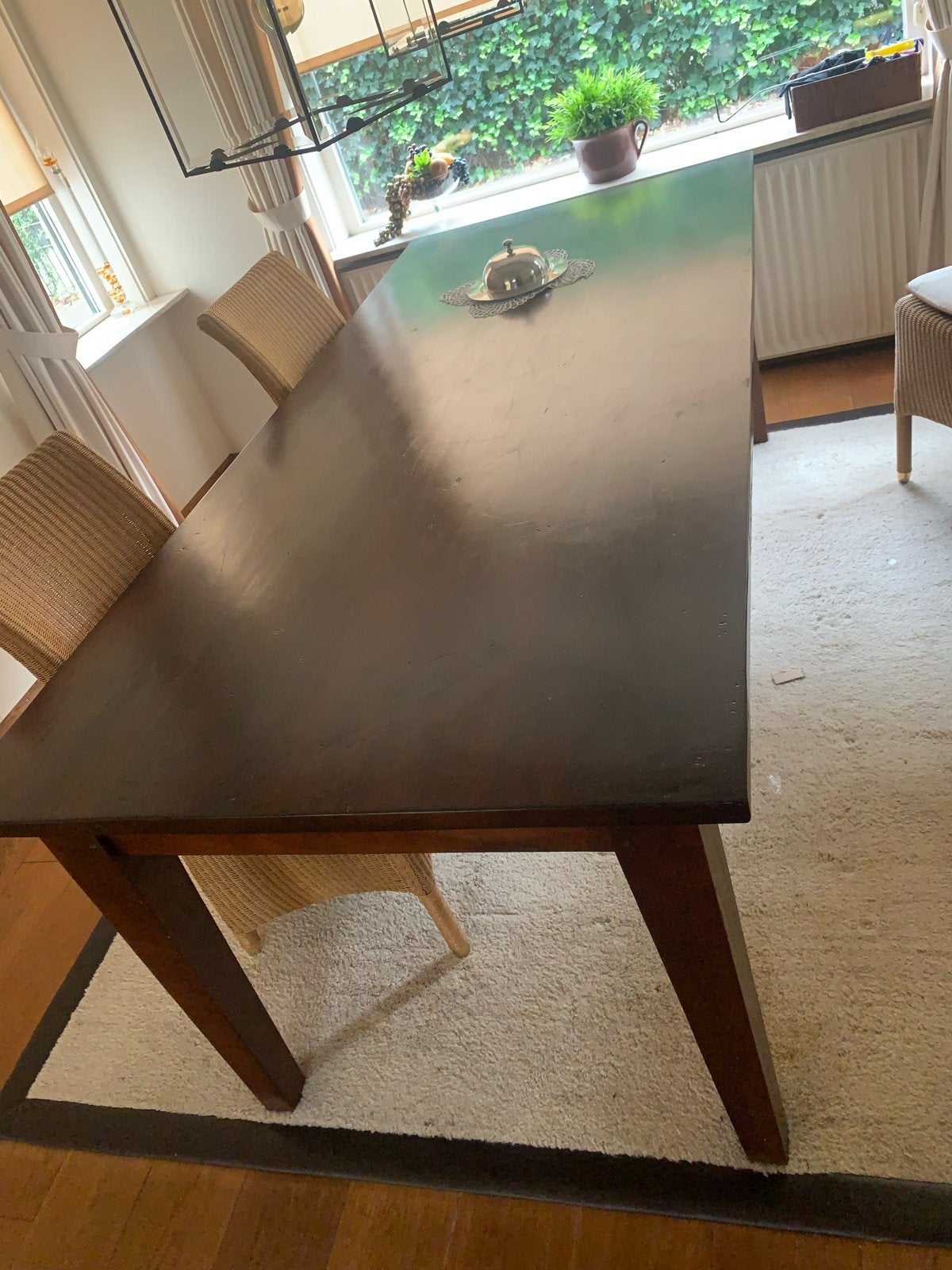 Robuuste houten eettafel - Perfect voor gezellige diners, Ophalen, Gebruikt, 50 tot 100 cm, 150 tot 200 cm