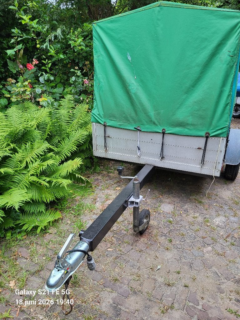 Aanhanger 2m x 1.15m  geheel van aluminium, Ophalen, Gebruikt