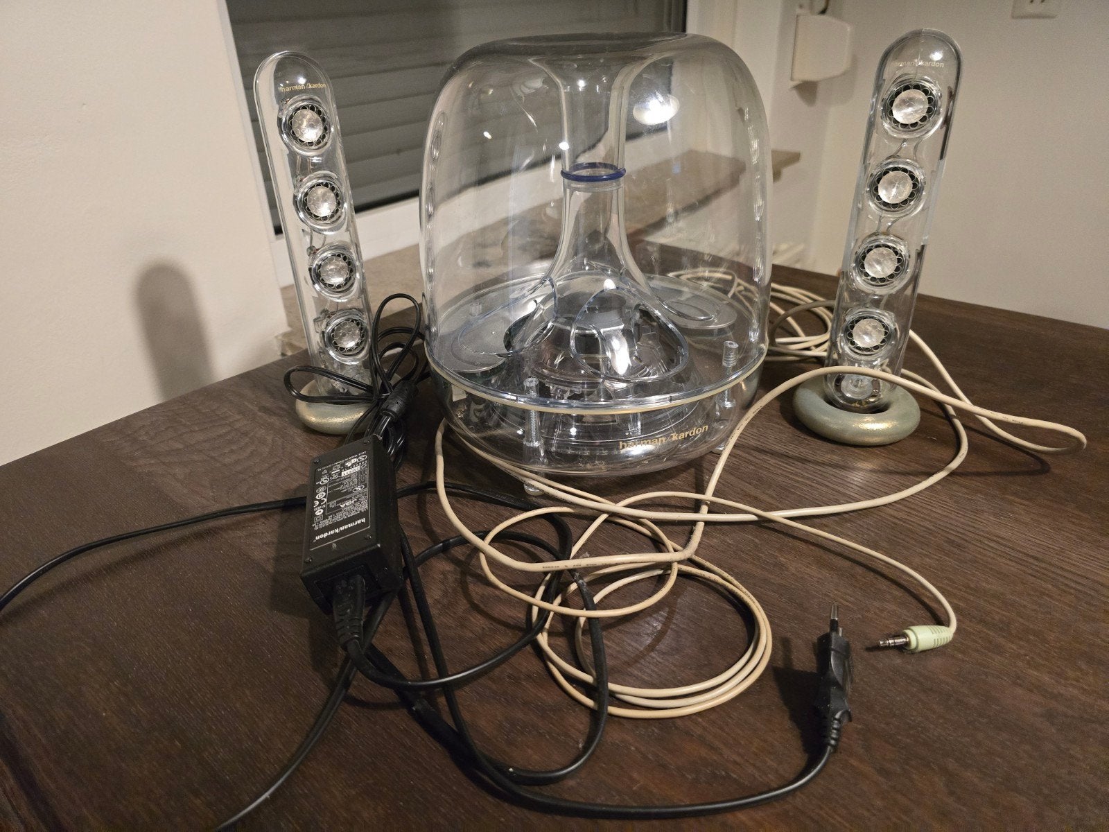 Harman Kardon SoundSticks II Speakerset incl. set up guide!!, Ophalen of Verzenden, Gebruikt, Harman Kardon