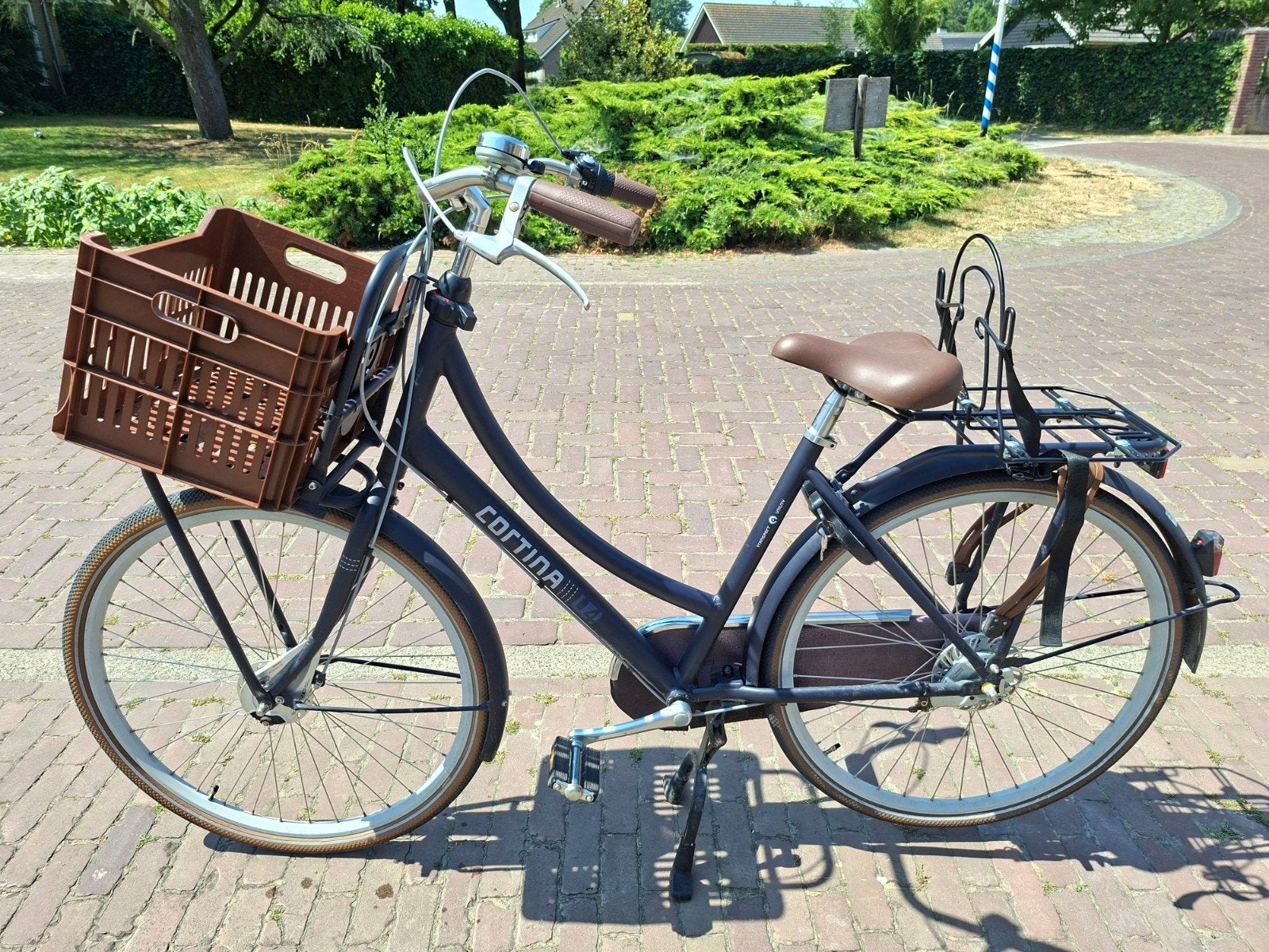 Cortina Transportfiets U4 Dames/-meidenfiets 50 inch, Fietsen en Brommers, Fietsen | Dames | Damesfietsen, Versnellingen, Zo goed als nieuw