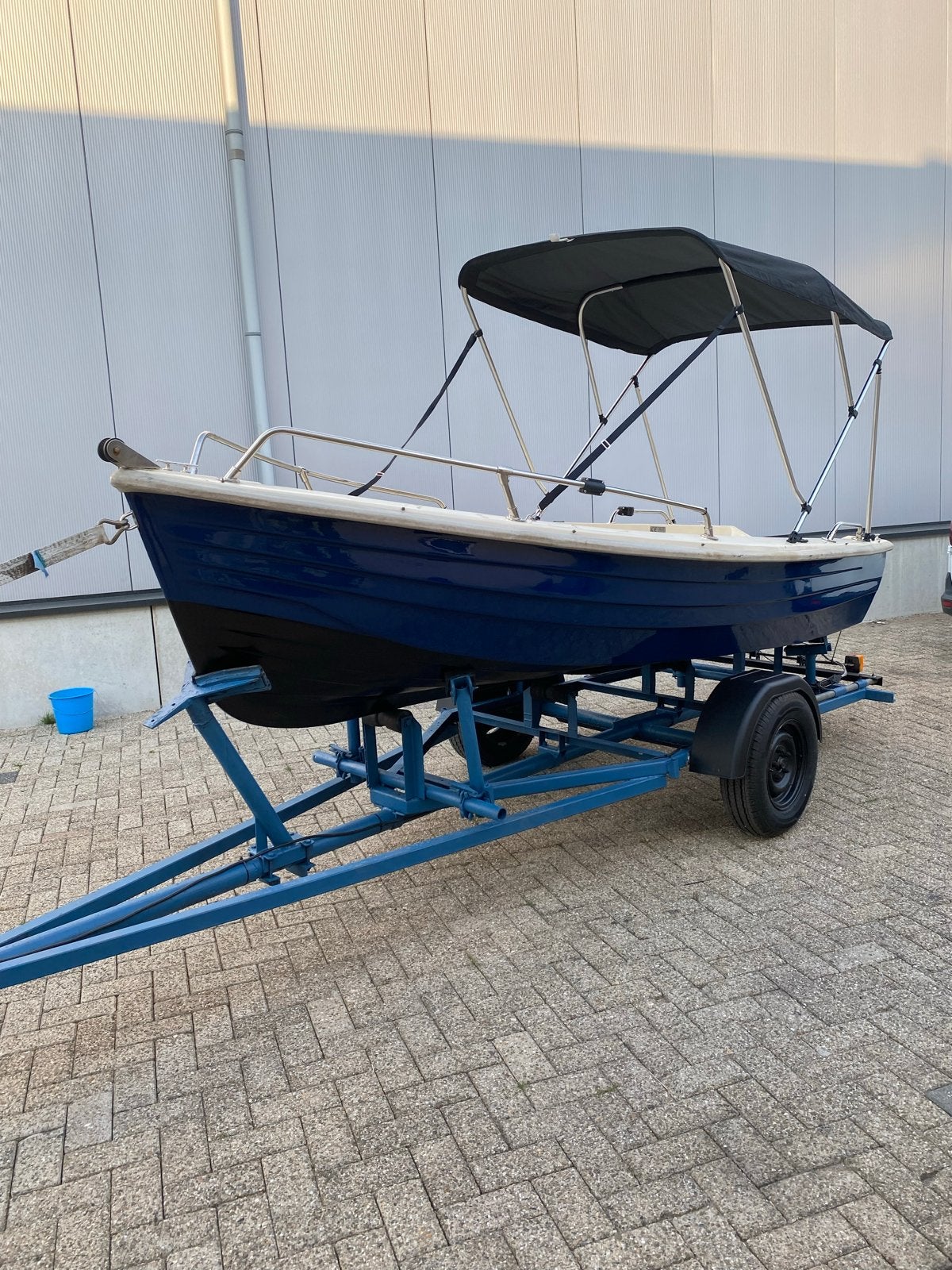 Boot met trailer, Watersport en Boten, Ophalen, 4 m, Geen motor, Polyester