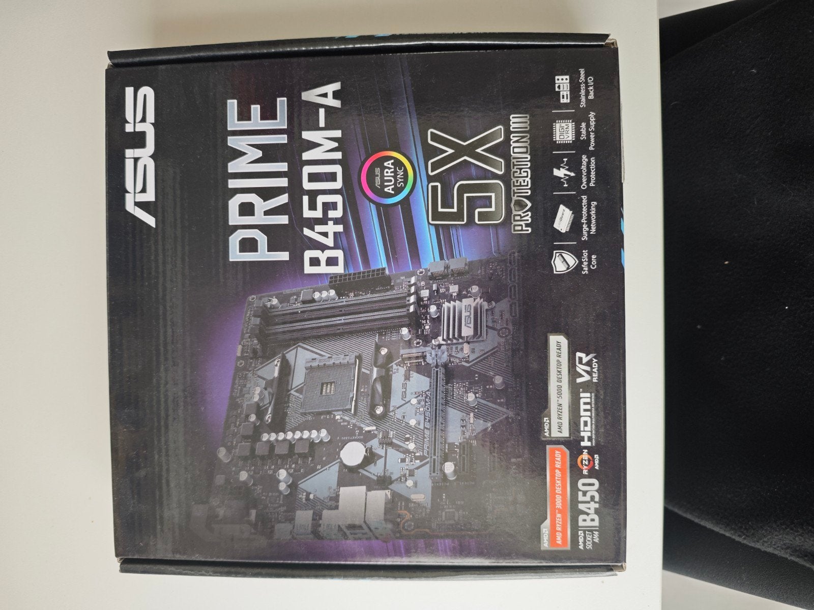 Asus prime B450M-A, Ophalen, Zo goed als nieuw, AMD, DDR4