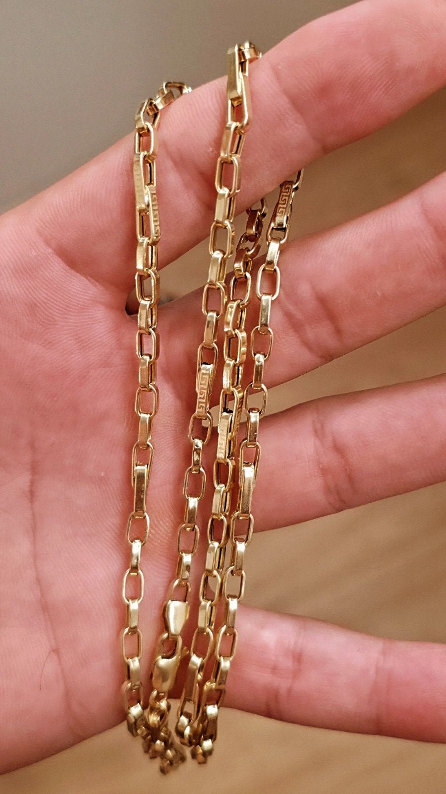 14 karaat gouden ketting – ruim 8 gram!, Ophalen, Zo goed als nieuw, Goud, Goud