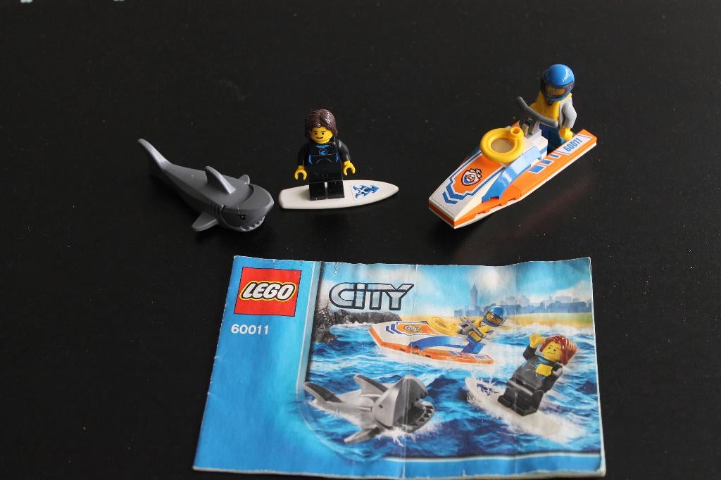 lego city coastguard waterscooter 60011, City, Lego, Ophalen of Verzenden, Complete set