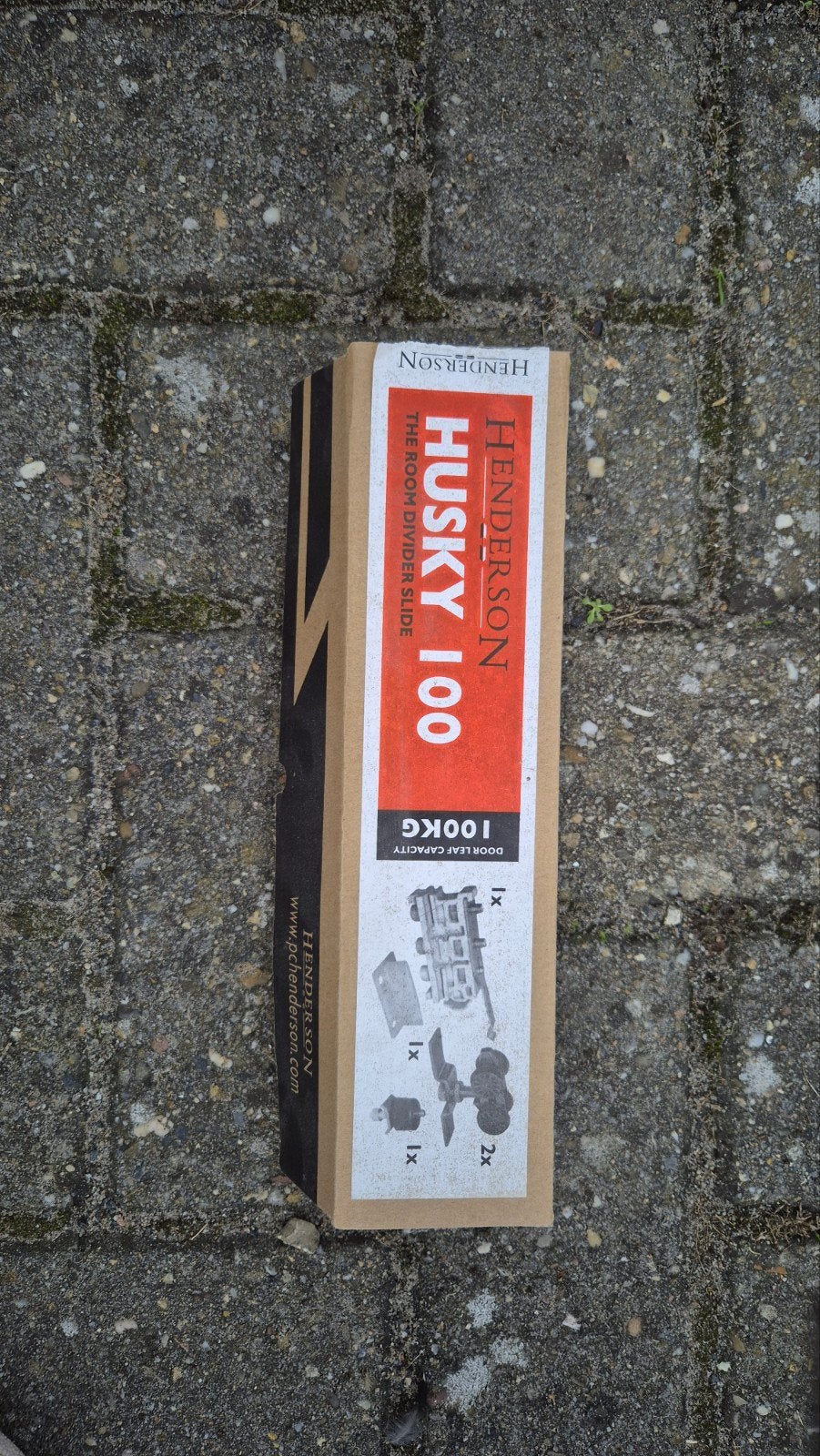2x Henderson Husky 100 schuifdeursysteem - 100kg, Ophalen, Nieuw, Overige materialen, Schuif of Grendel