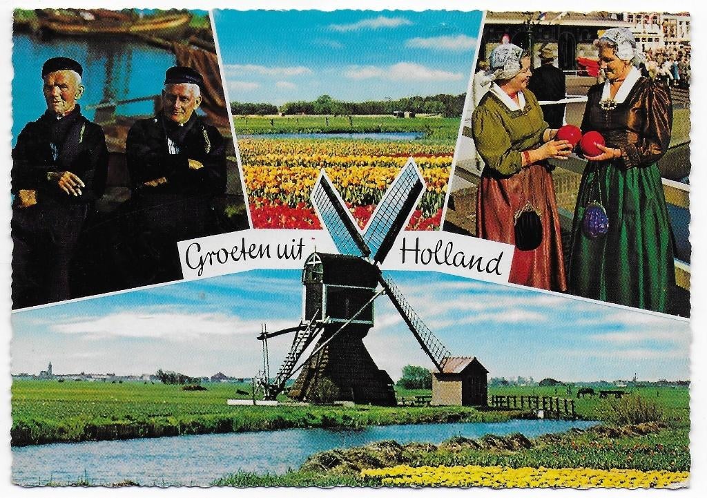 Holland Gelopen Ansichtkaart ( B5326 ), Verzenden, 1980 tot heden, Gelopen, Noord-Holland