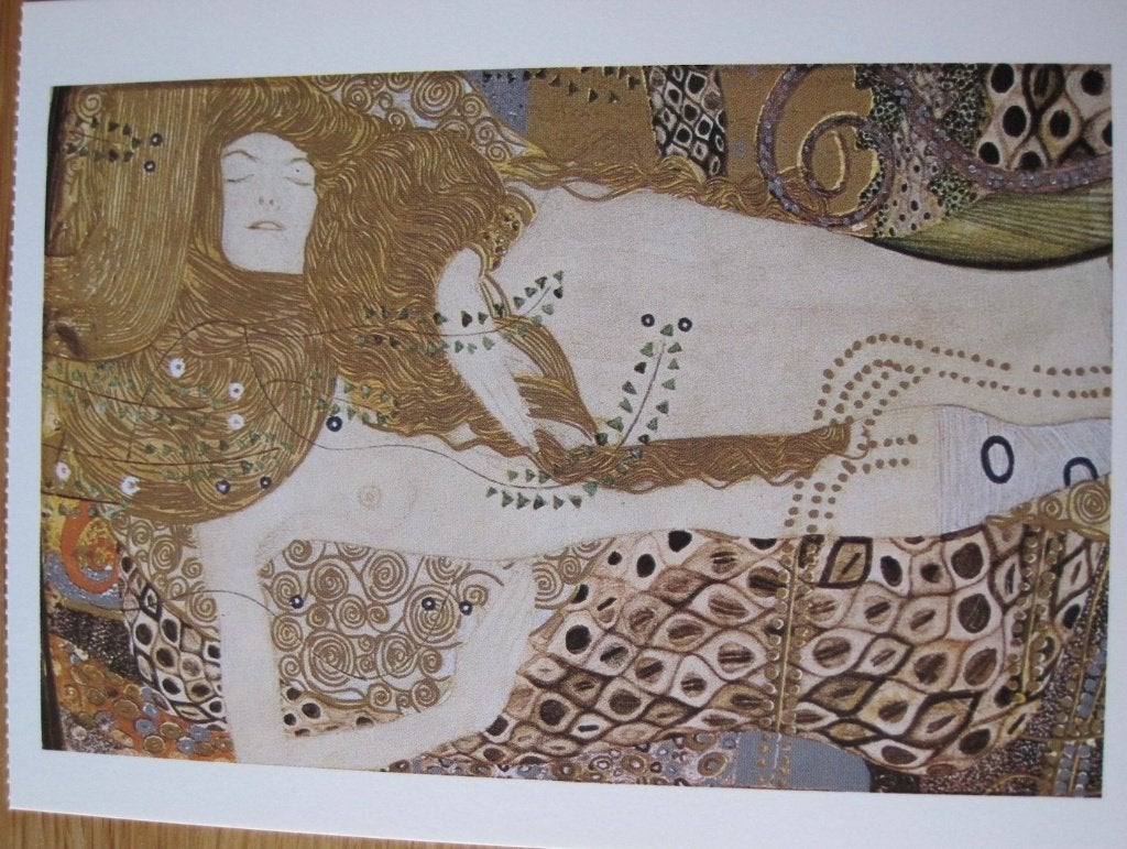 Gustav Klimt - Wasserschlangen I (detail) - 1904, Ophalen of Verzenden, 1980 tot heden, Ongelopen, Overige thema's