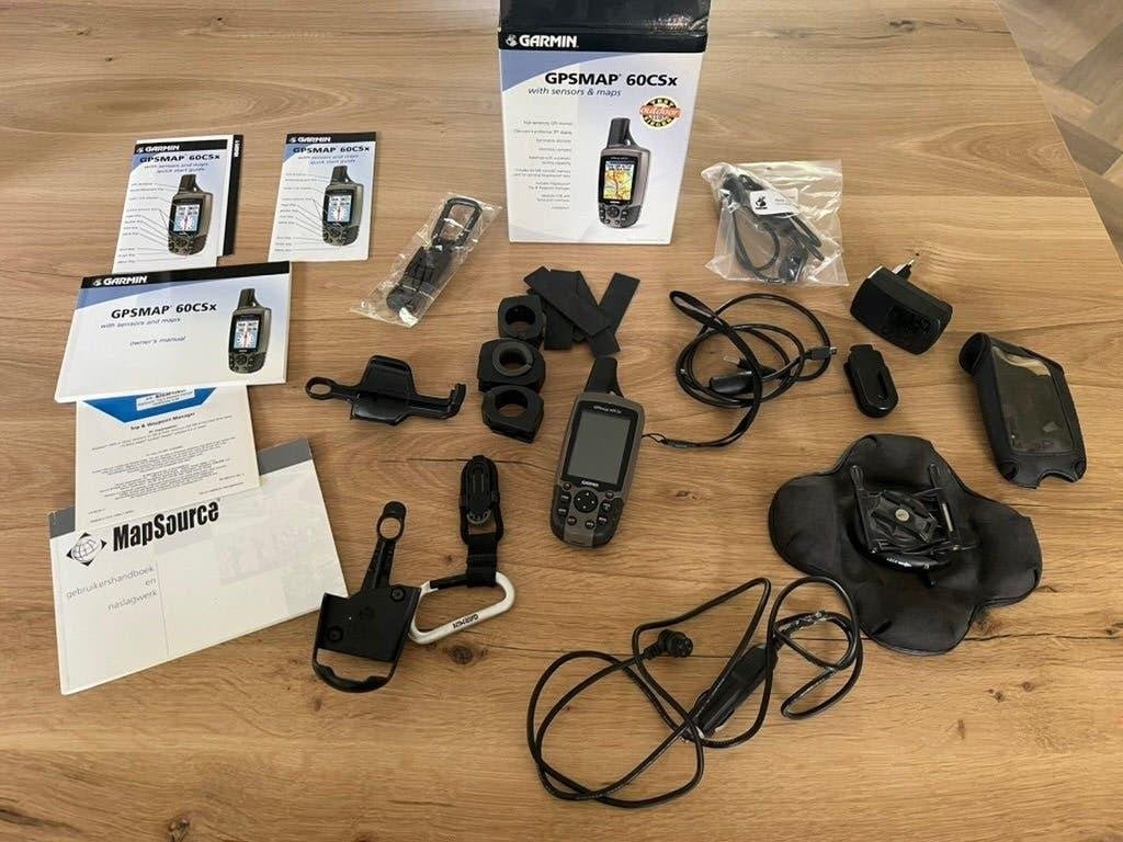 Garmin GPS Gpsmap 60CSx met veel accessoires, Ophalen of Verzenden, Zo goed als nieuw, Navigatie of Gps
