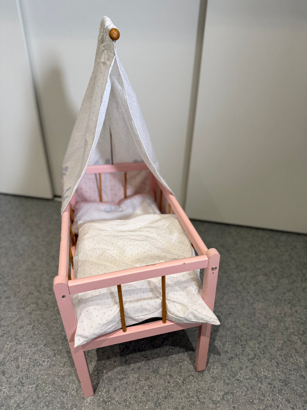 Poppenbed, Ophalen, Gebruikt, Babypop