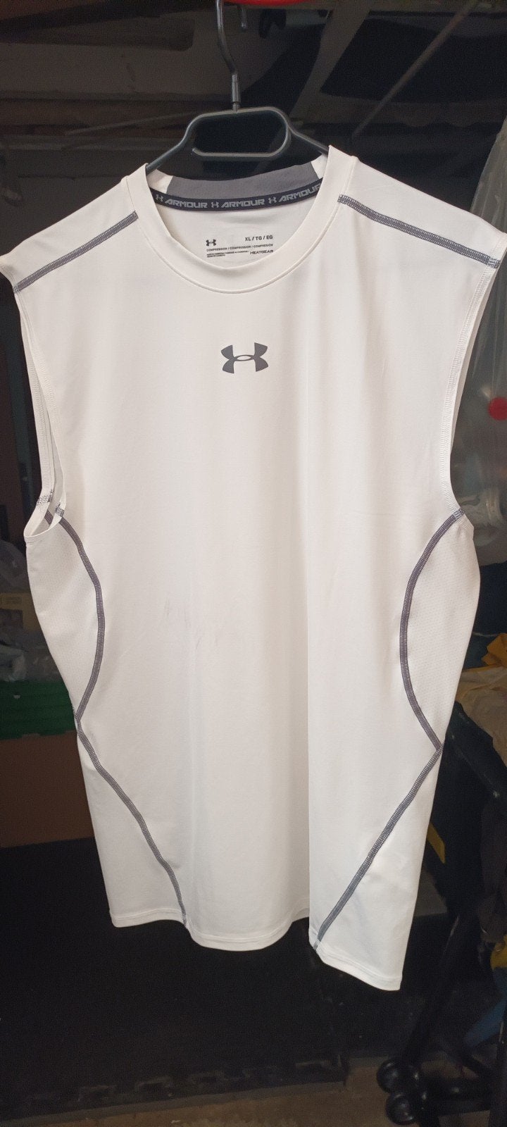UNDER ARMOUR shirt / hemd WIT maat XL, Ophalen of Verzenden, Zo goed als nieuw, Under Armour