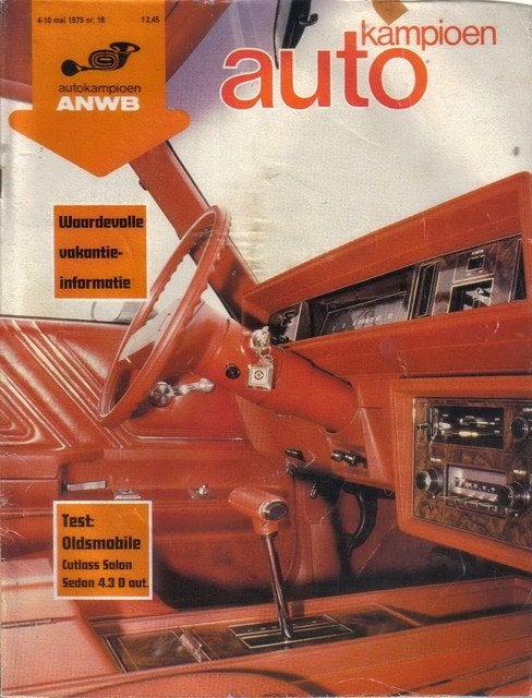 Autokampioen 18 1979 : Oldsmobile Cutlass D Saloon aut., Boeken, Auto's | Folders en Tijdschriften, Ophalen of Verzenden, Gelezen