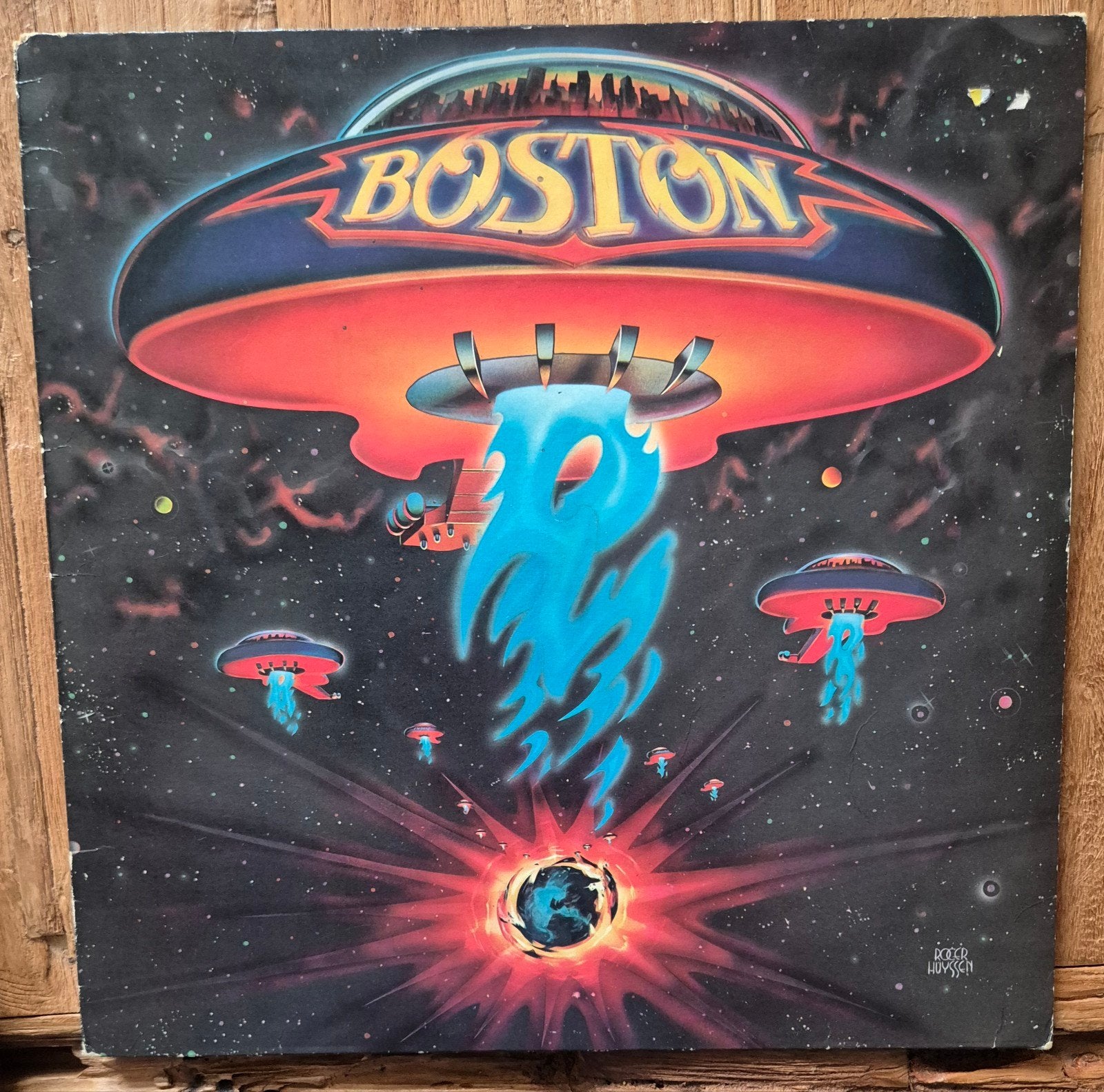 zeer mooier vinyl van Boston in nm hoes vg+ alleen ophalen, Cd's en Dvd's, Ophalen, Zo goed als nieuw, 12 inch, Poprock