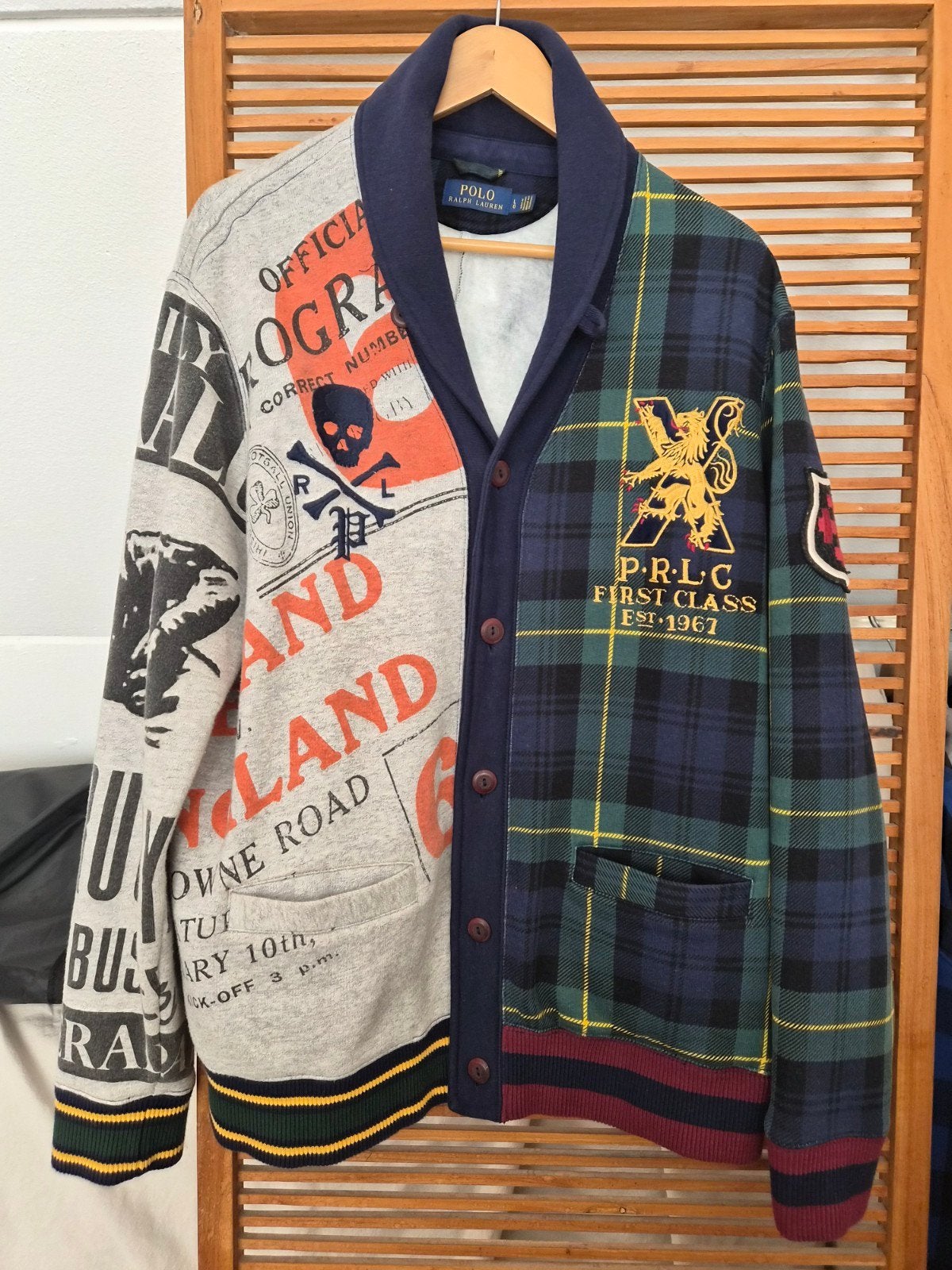 Polo Ralph Lauren Cardigan - Uniek Design, Maat 52/54 (L), Meerkleurig, Ophalen of Verzenden, Polo Ralph Lauren
