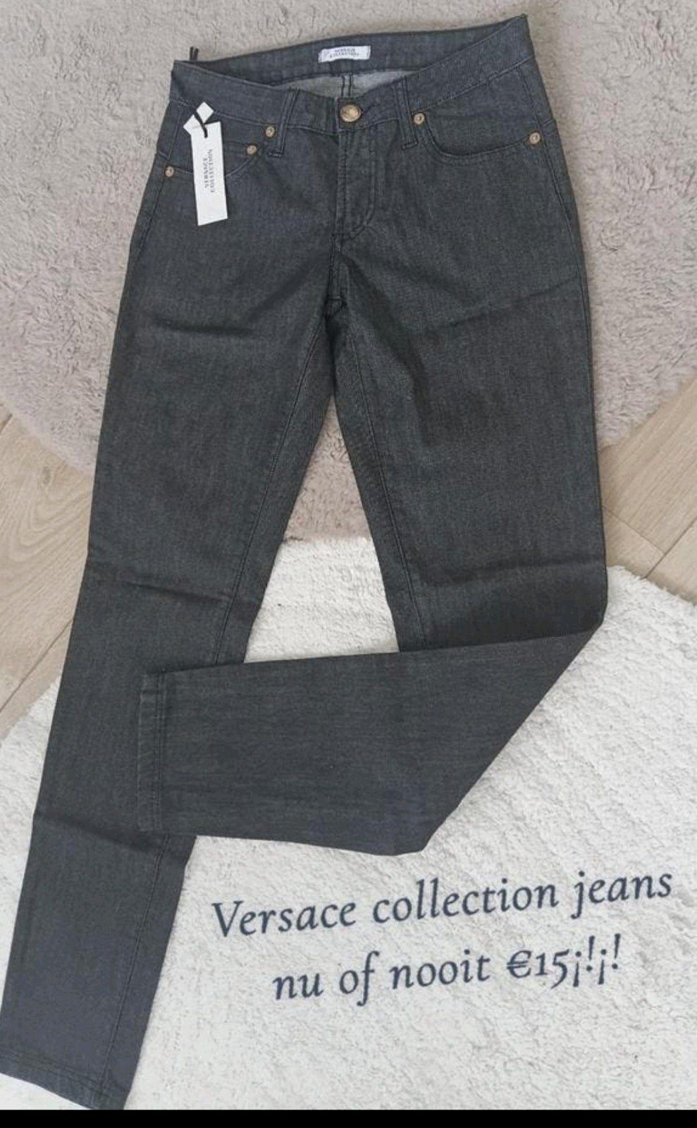 Versace Collection jeans spijkerbroek S, Ophalen of Verzenden, Nieuw, Blauw, W27 (confectie 34) of kleiner