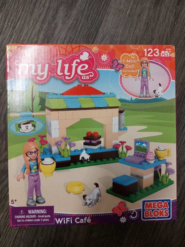 Mega bloks, my life, wifi café, Kinderen en Baby's, Speelgoed | Bouwstenen, Ophalen of Verzenden, Nieuw, Megabloks