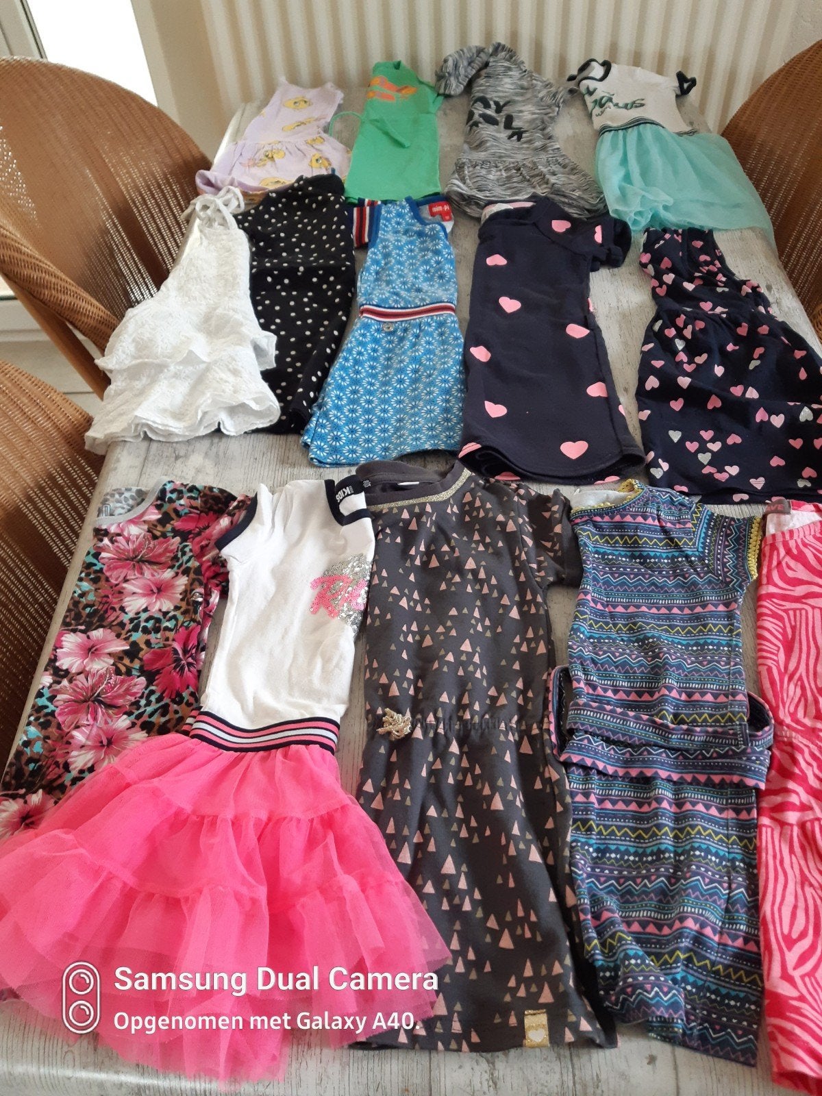 14 jurkjes  98/104  allemaal in goede tot izgst, Kinderen en Baby's, Kinderkleding | Maat 104, Ophalen, Gebruikt, Meisje, Jurk of Rok