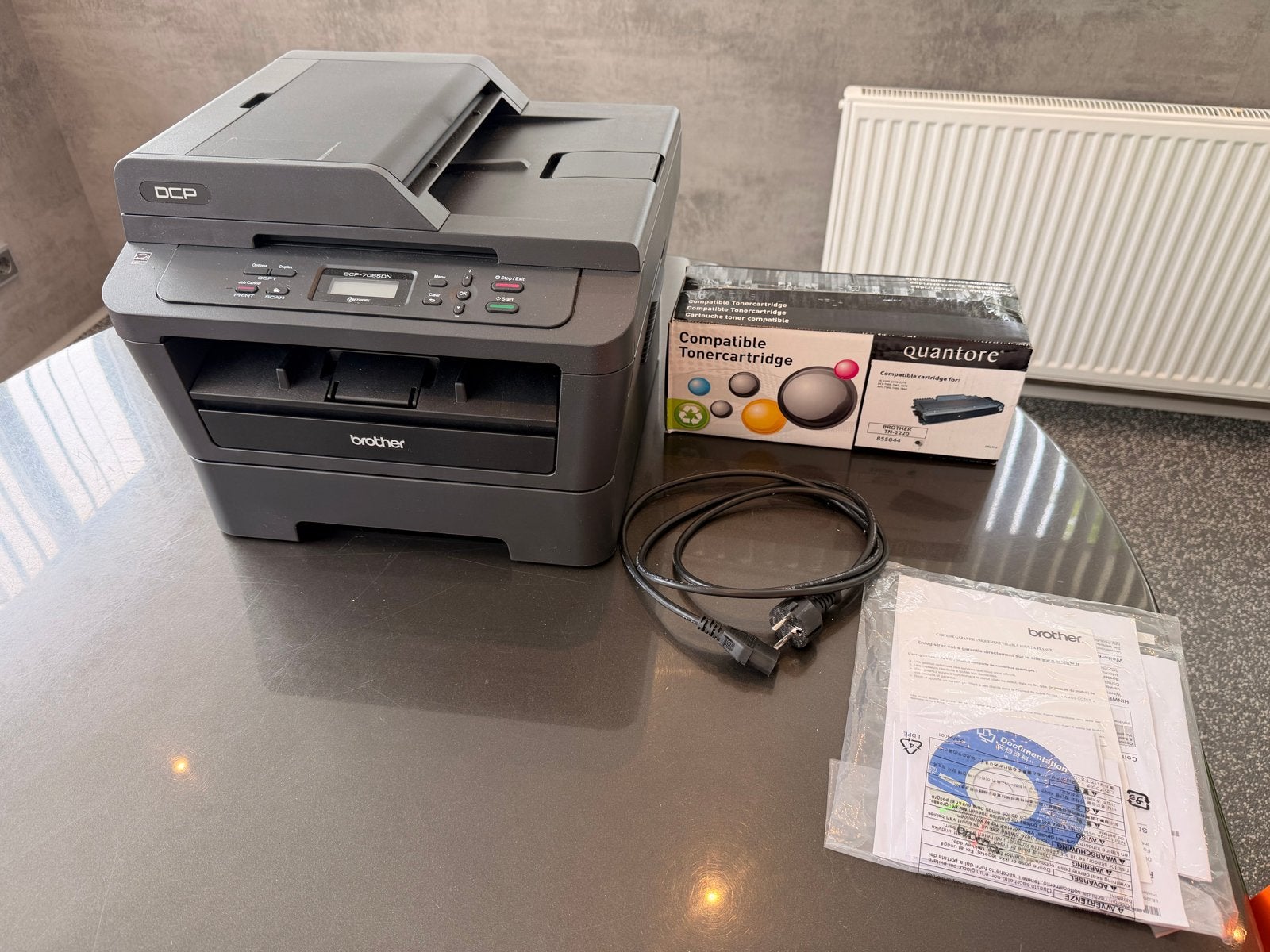 Brother DCP-7065DN Laserprinter All-in-One met nieuwe toner, Computers en Software, Printers, Ophalen, Kopieren, All-in-one, Zo goed als nieuw