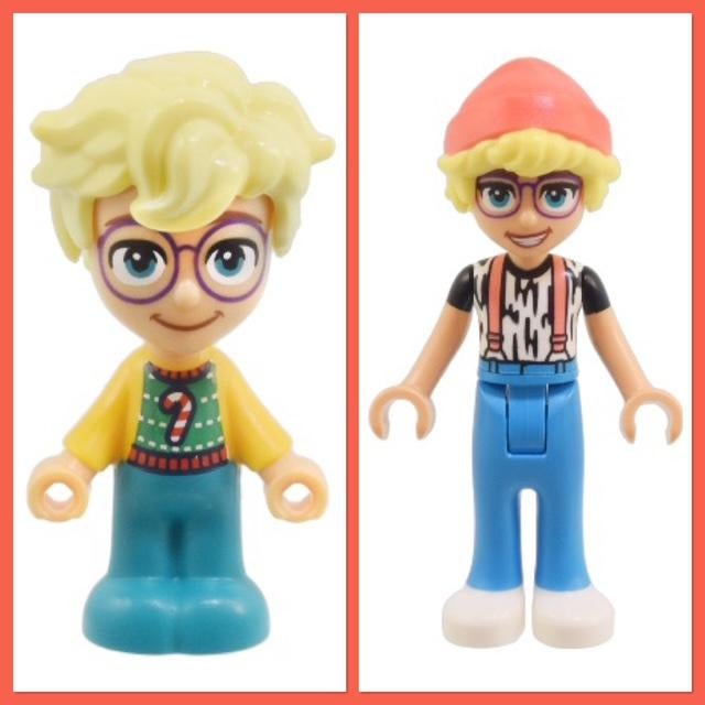 lego friends minifiguur man, jongen Olly frnd0745, frnd0761, Lego, Nieuw, Friends, Ophalen of Verzenden