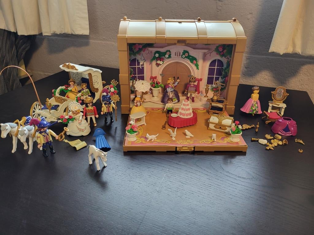 Playmobiel kasteel en koets, Kinderen en Baby's, Speelgoed | Playmobil, Ophalen, Gebruikt