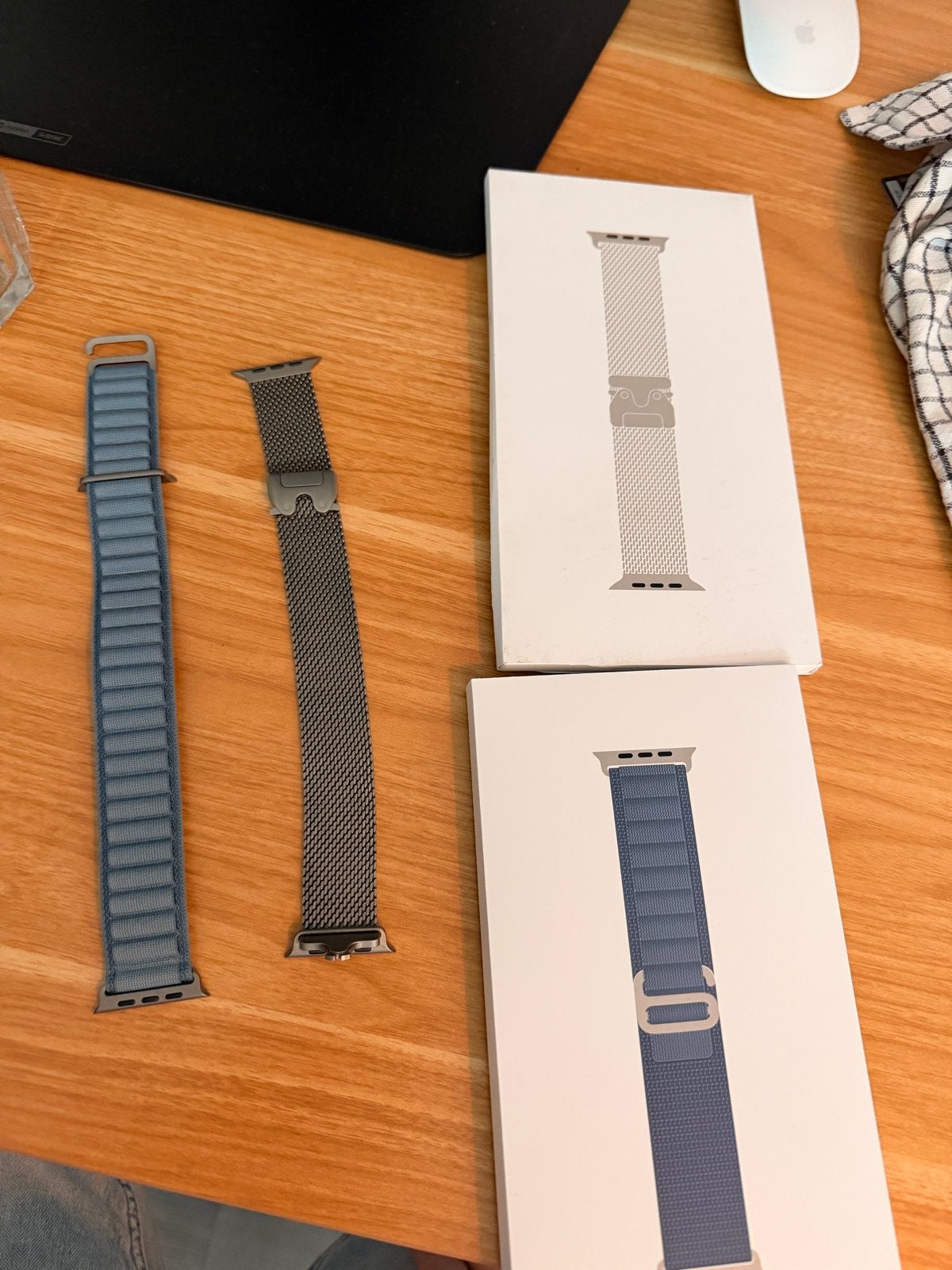 Apple Titanium Loop en Alpine Loop - Zeer goede conditie, Ophalen of Verzenden, Zo goed als nieuw