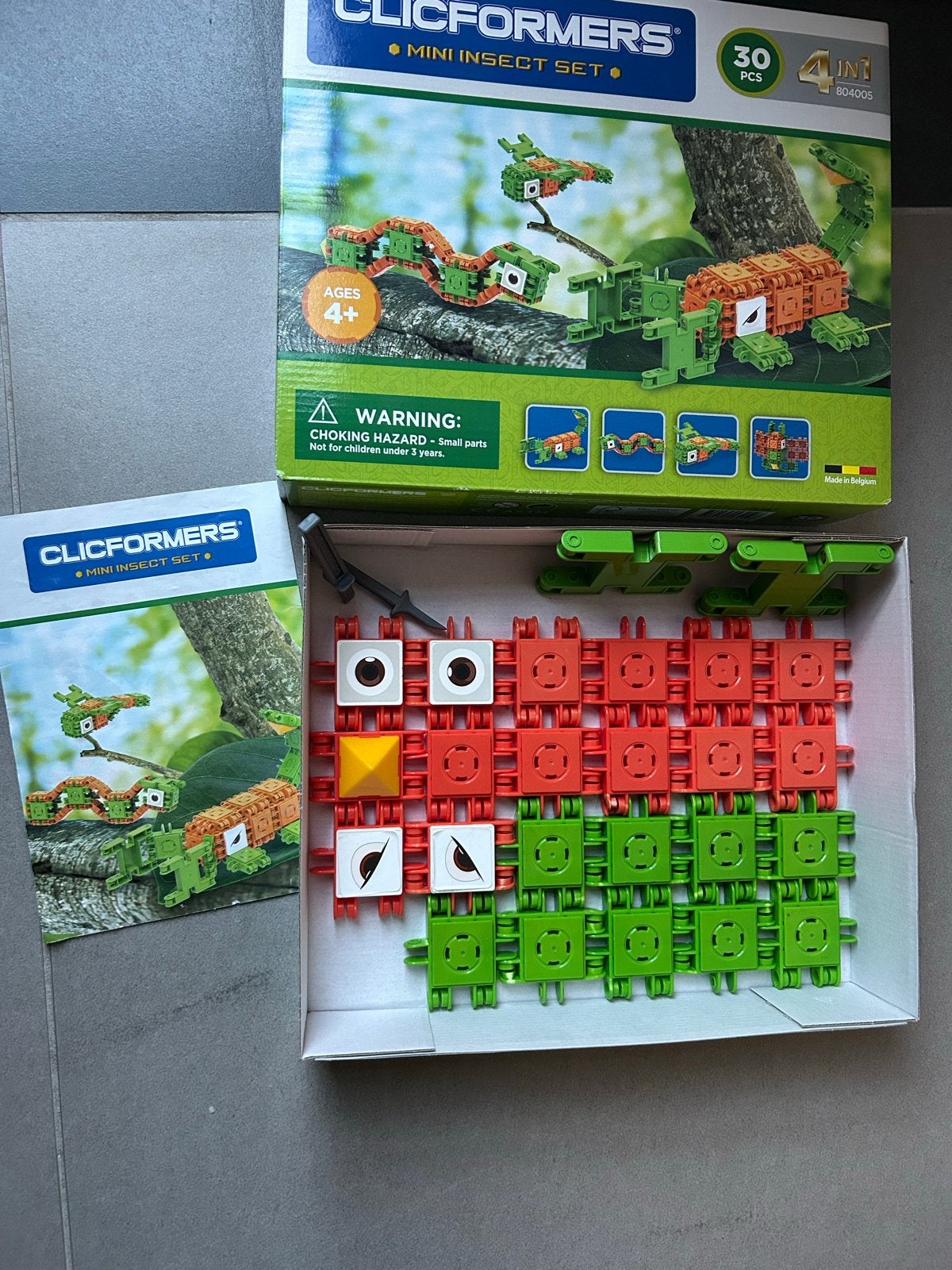 Clicformers Mini Insect Set - Bouw je eigen insecten!, Ophalen, Gebruikt, Overige merken