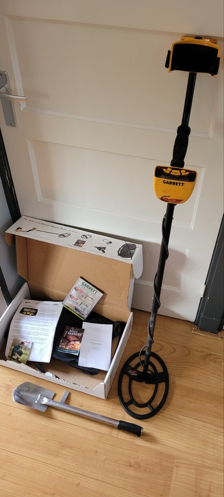 Garrett ace 250 metaaldetector te koop, Garrett, Gebruikt, Meer dan 30 cm, Ophalen of Verzenden