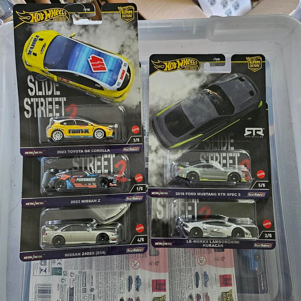 Hot Wheels Slide Street 2 Collectie - Nieuw in verpakking, Nieuw, Ophalen of Verzenden, Service.nl@mattel.com, Mattel