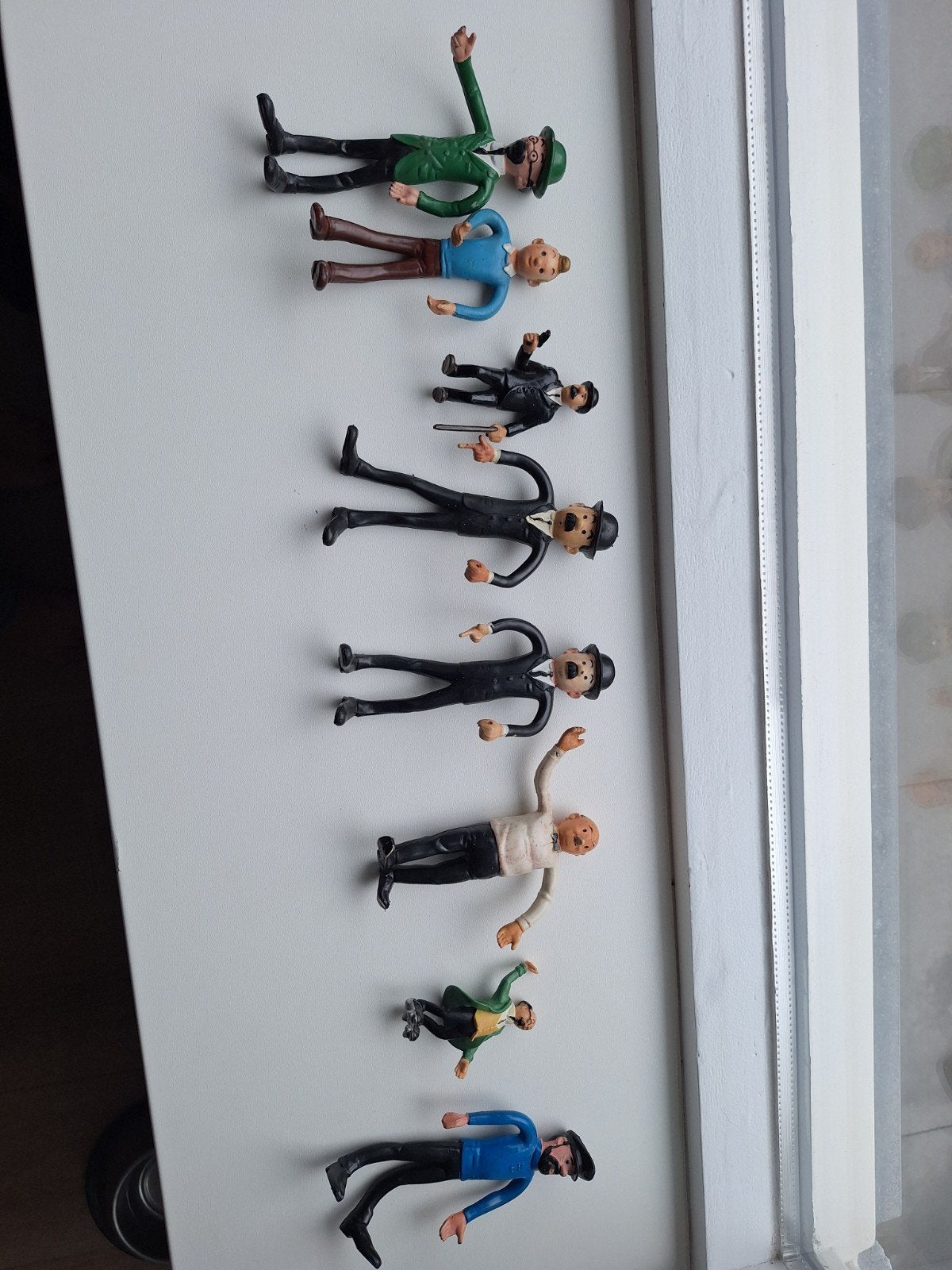 Diverse Kuifje figuren - Collectie van 8, Ophalen of Verzenden, Gebruikt