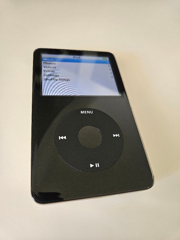 iPod Classic 5.5 gen. 80 GB, 40 GB en meer, Gebruikt, Classic, Zwart