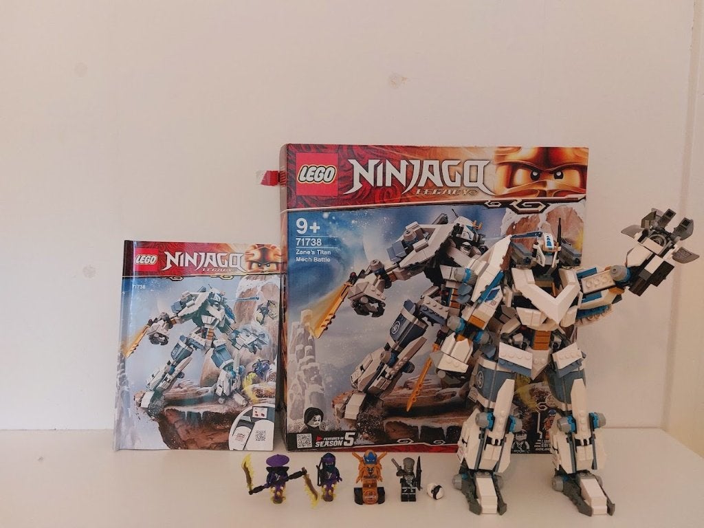 Lego Ninjago Zane's Titan Mech Battle (71738), Lego, Ophalen of Verzenden, Zo goed als nieuw, Ninjago