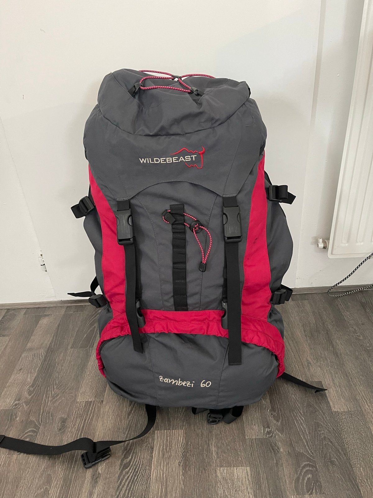 Backpack 60 l met flightbag, Ophalen, 30 cm of meer