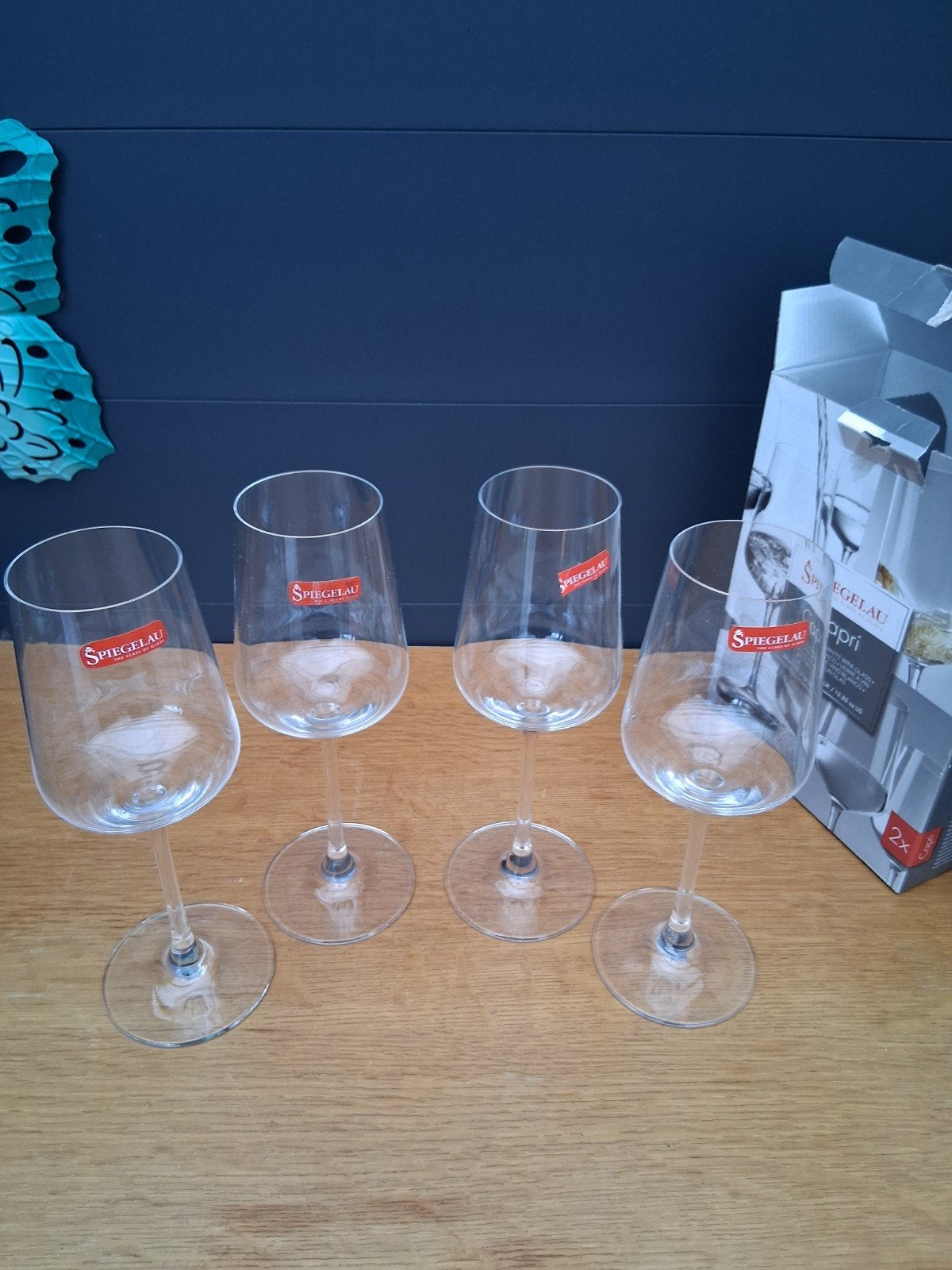 Spiegelau Capri Wijnglazen - Set van 4, Ophalen, Zo goed als nieuw, Glas, Glas of Glazen