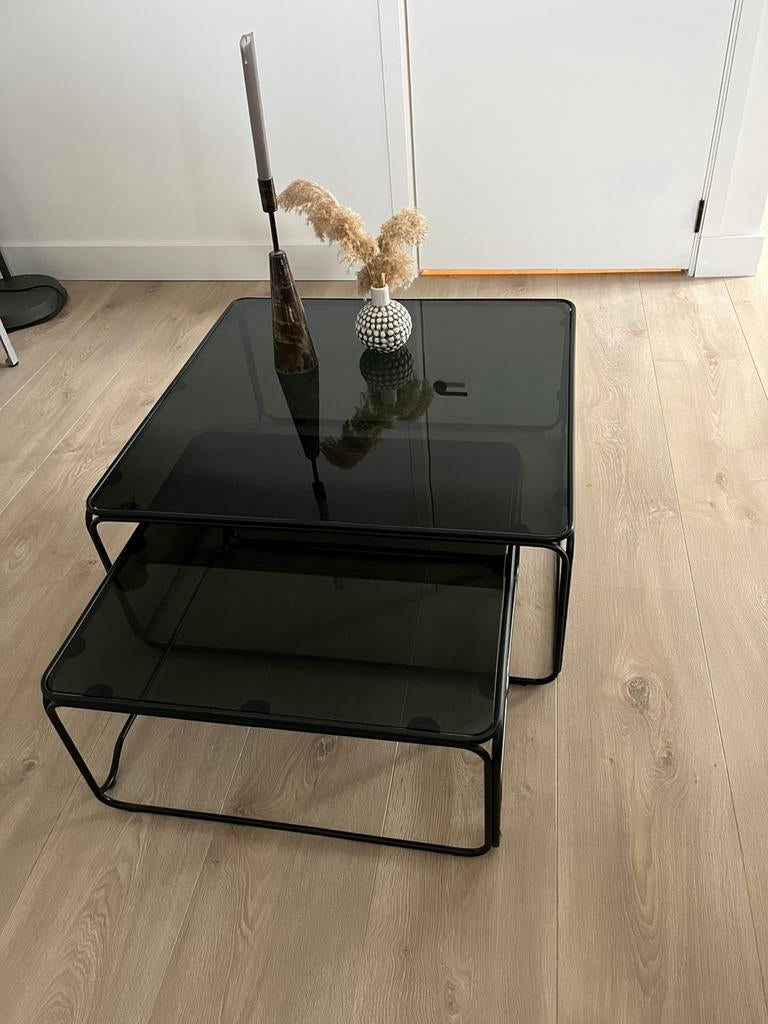 Salontafel set By-Boo olit, Huis en Inrichting, Tafels | Salontafels, Ophalen, 50 tot 100 cm, Rond, Minder dan 50 cm
