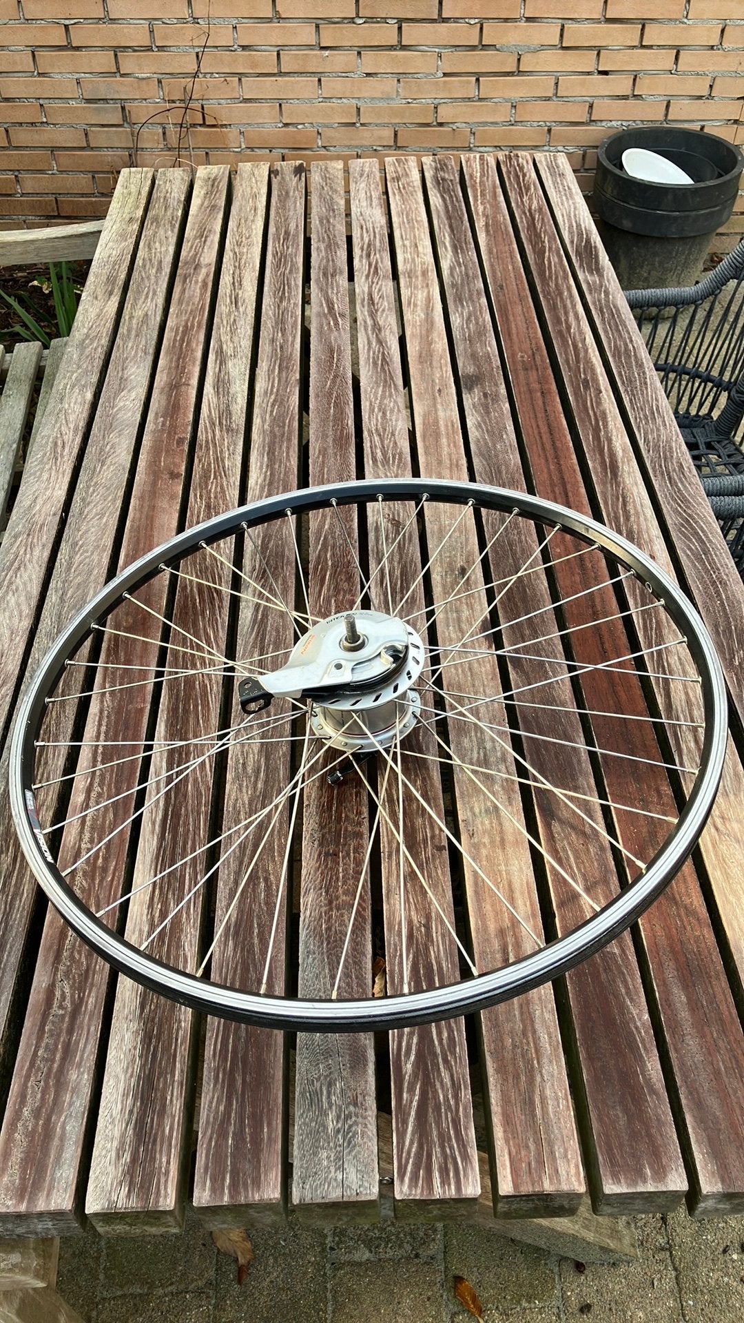 Nexus achterwiel 8-speed 28”, Gebruikt, Ophalen, Wiel, Aluminium