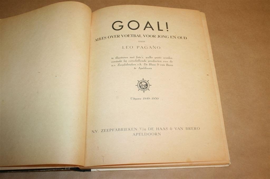 Goal! — Compleet Voetbalplaatjesalbum uit 1949, Ophalen of Verzenden, Gelezen