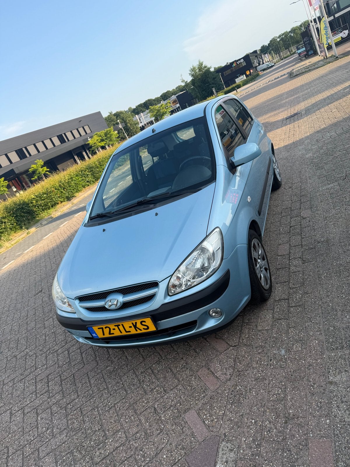 Hyundai Getz 1.4 5DRS 2006 Blauw airco nieuwe koppeling, Auto's, Hyundai, Voorwielaandrijving, 450 kg, 40 €/maand, 4 cilinders