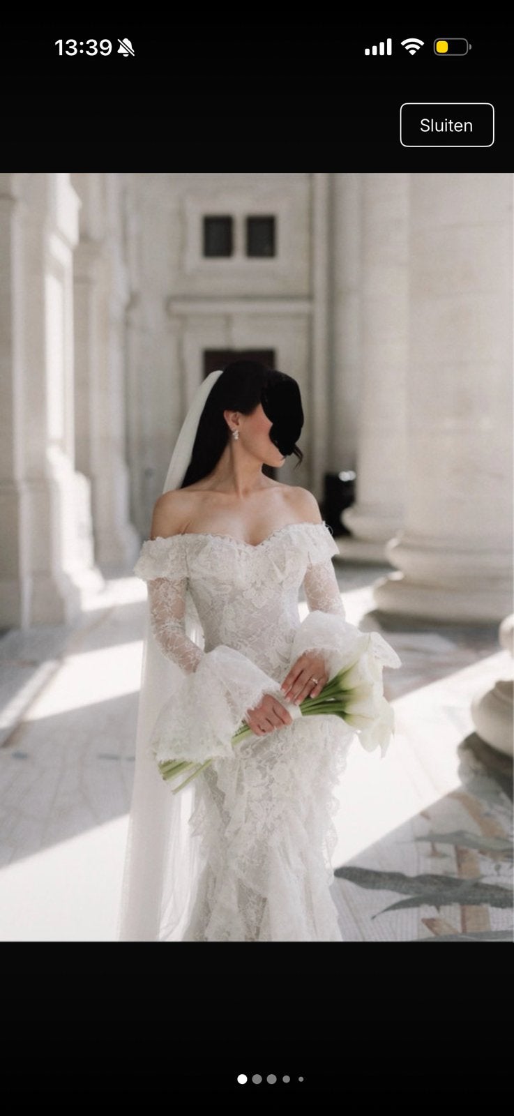 Trouwjurk / wedding dress / gelinlik, Ophalen of Verzenden, Zo goed als nieuw, Wit, Trouwjurk