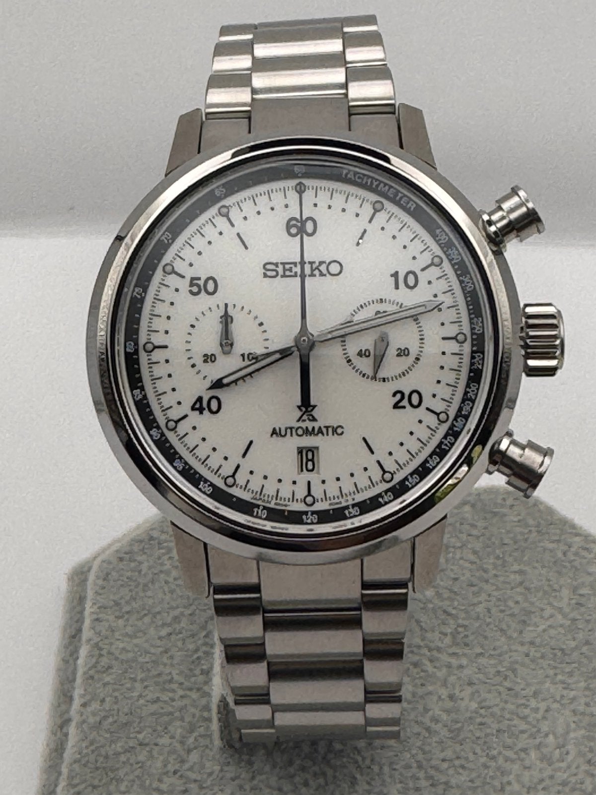 Seiko Prospex Speedtimer SRQ035J1 Limited Edition 467/1000, Verzenden, Zo goed als nieuw, Staal, Seiko