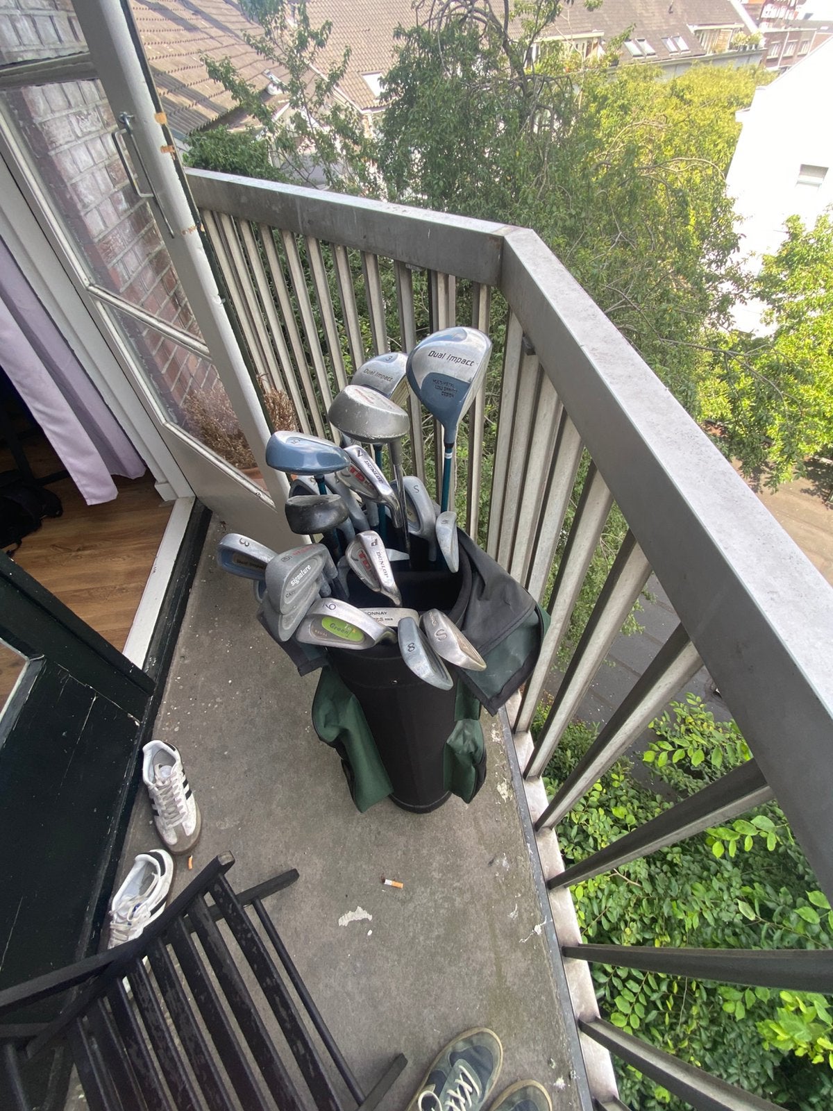 Complete golfset met golftas + extra clubs, Ophalen, Zo goed als nieuw, Set, Overige merken