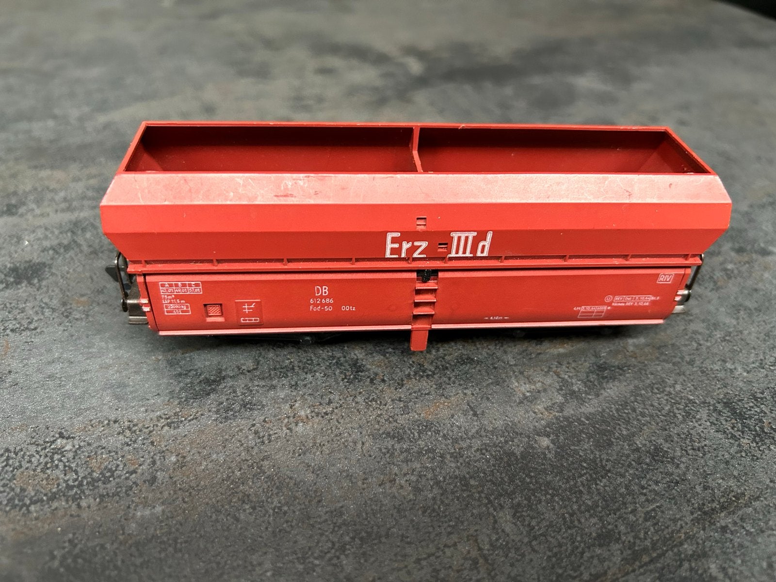 Fleischmann H0 1489 Ertswagon DB uit de jaren '70, Gebruikt, Gelijkstroom, Fleischmann, Wagon