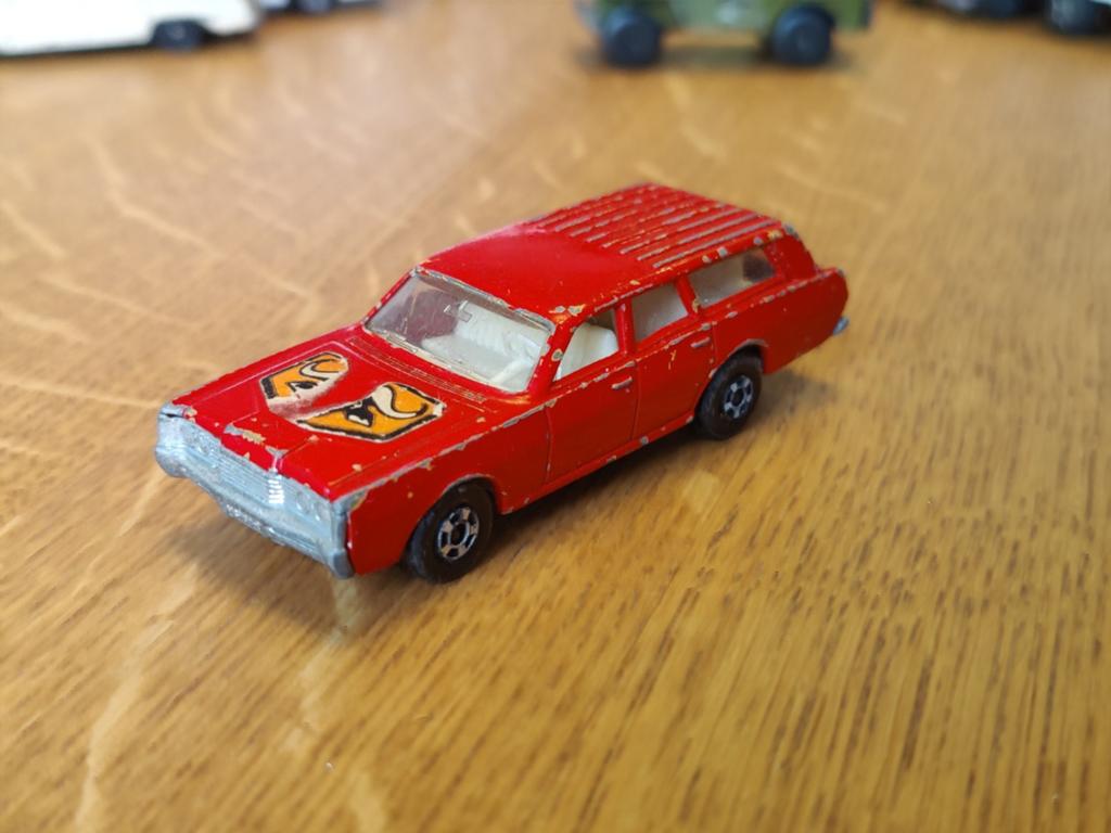 Matchbox Mercury Commuter ROOD, Ophalen of Verzenden, Zo goed als nieuw, Auto