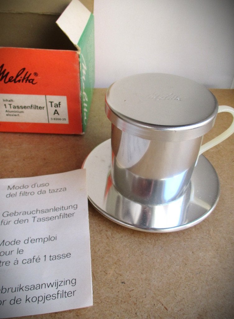 Melitta Vintage Koffiefilterset~Eenpersoons~Camping~Filter, Ophalen of Verzenden, Huis en Inrichting