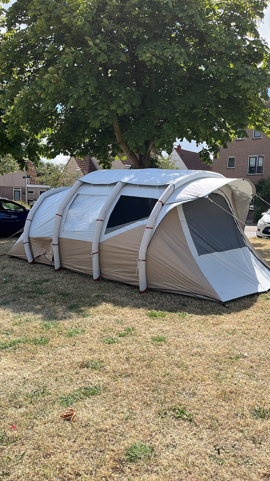 Quechua air seconds 6.3 fresh & black, Caravans en Kamperen, Tenten, Ophalen of Verzenden, Zo goed als nieuw